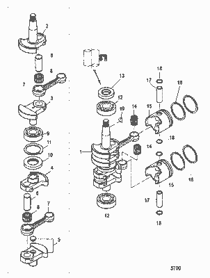 Order MERCURY 8M0080355 Ring, Piston