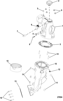 Order MERCURY _ 8M2003230 _ Tubing, Nylon (4 Mm X 610 Mm), Exhaust Elbow To Air Vent Assembly