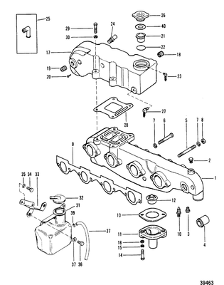 Order MERCURY _ 91987A1 _ Bottle, Coolant Recovery