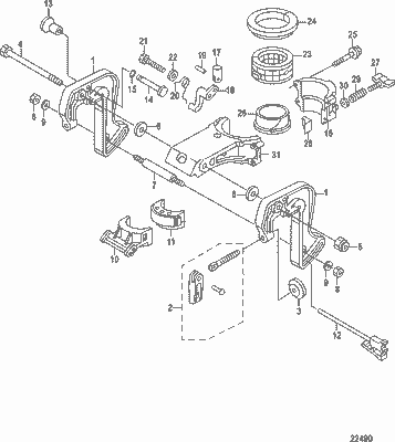 Order MERCURY 95381001 Bushing Order MERCURY 95381001 Bushing