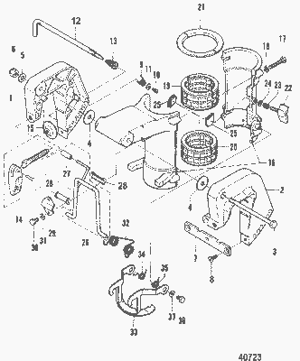 Order MERCURY 95396 Bolt, Set Plate