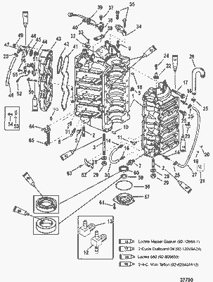 Order MERCURY 9787A5 End Cap Assembly, Lower Order MERCURY 9787A5 End Cap Assembly, Lower