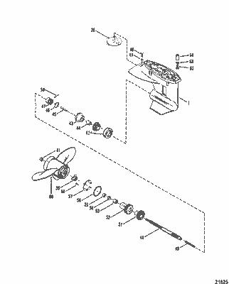 Order MERCURY 4013812 Nut (Sea Pro/Marathon 25/Super 15)