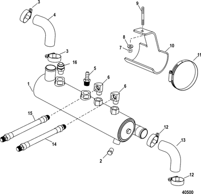 Order MERCURY _ 4751615 _ Hose Assembly, (31.00 Inches)