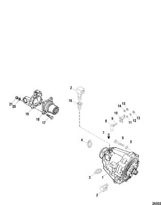 Order MERCURY _ 61218 _ Flange, Driveshaft
