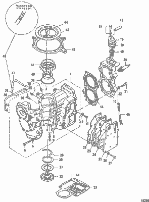 Order MERCURY 8M0069700 Cylinder Head