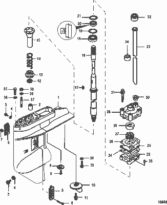 Order MERCURY 803738T06 Driveshaft