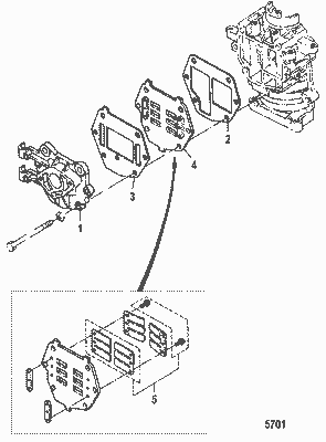 Order MERCURY 804887T Manifold, Inlet Order MERCURY 804887T Manifold, Inlet