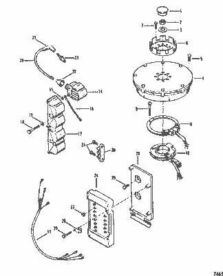 Order MERCURY 813715A 5 Lead Assembly, Spark Plug