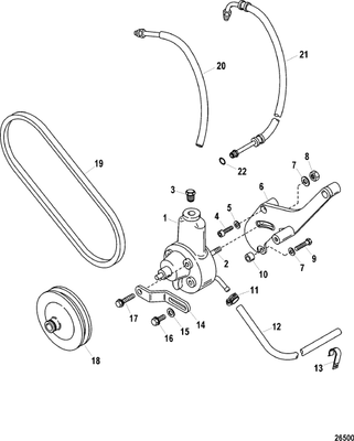Order MERCURY _ 815504406 _ Clamp, Worm Gear, Hose