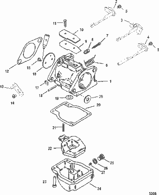 Order MERCURY 821854T22 Carburetor, (Wme 58-1) (Top)(60 Electric) Order MERCURY 821854T22 Carburetor, (Wme 58-1) (Top)(60 Electric)