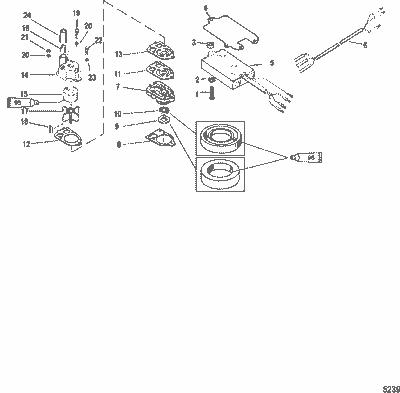 Order MERCURY 823147A 5 Harness Assembly, Adaptor - Rev Limiter