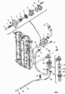 Order MERCURY 826966T O-Ring