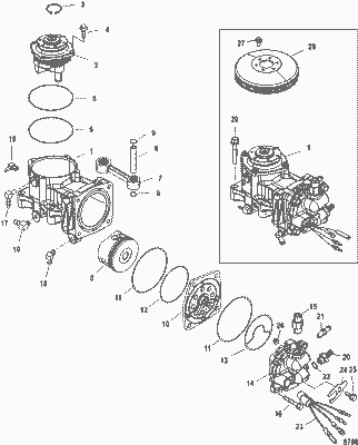 Order MERCURY 832804 O-Ring, (2.739 X .070) Order MERCURY 832804 O-Ring, (2.739 X .070)