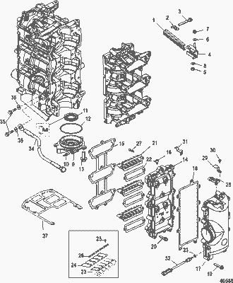 Order MERCURY 840445A04 Reed Petal Assembly
