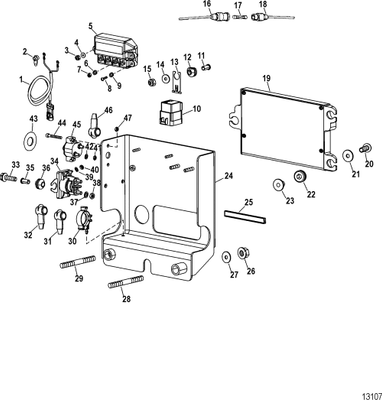 Order MERCURY _ 842477002 _ Bracket, Electrical Mounting