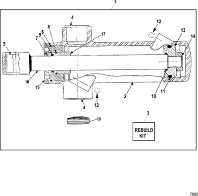Order MERCURY _ 846555A07 _ Cylinder Assembly, Trim
