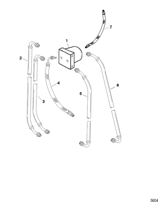 Order MERCURY _ 846933 _ Hose, Trim Ram