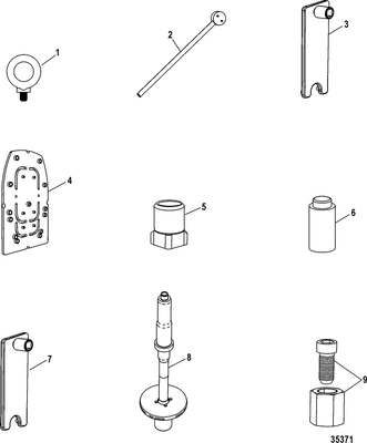 Order MERCURY _ 847442A01 _ Removal Tool, Pivot Pin, Use With Slide Hammer