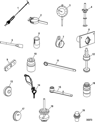 Order MERCURY _ 847589T _ Wrench Tool, Driveshaft Nut