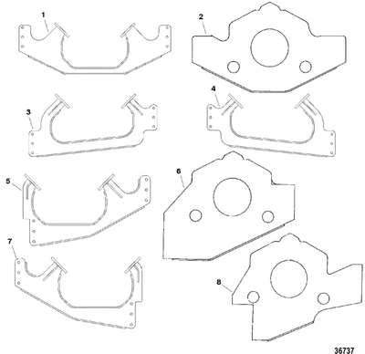 Order MERCURY _ 847808T _ Mount, Engine