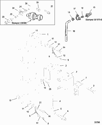 Order MERCURY 856594 Fitting, Barbed