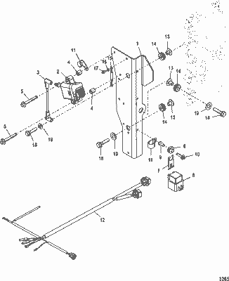 Order MERCURY 858414A 3 Cable Assembly