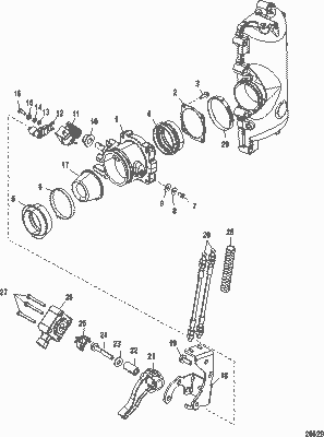 Order MERCURY 858851A03 Lever Assembly, Throttle Order MERCURY 858851A03 Lever Assembly, Throttle