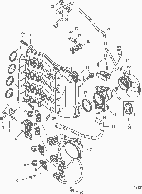 Order MERCURY 877831A02 Throttle Body Assembly Order MERCURY 877831A02 Throttle Body Assembly