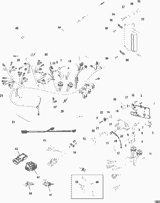 Order MERCURY 880186T 1 Harness Assembly, Engine Wiring Order MERCURY 880186T 1 Harness Assembly, Engine Wiring