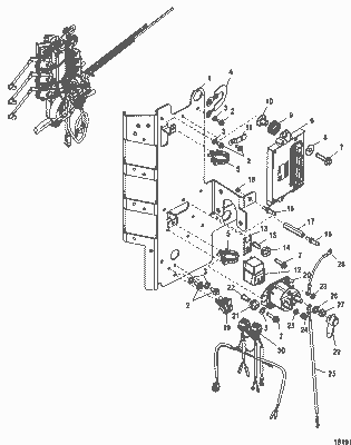 Order MERCURY 880190T03 Plate, Electrical