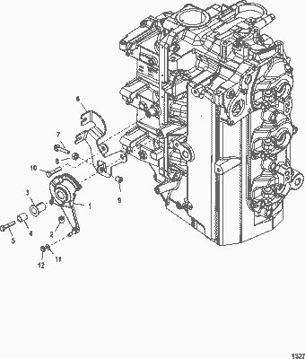 Order MERCURY 881969A 1 Lever Assembly, Throttle