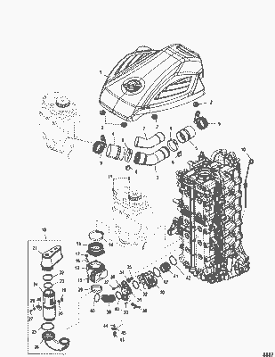 Order MERCURY 884353 Bracket