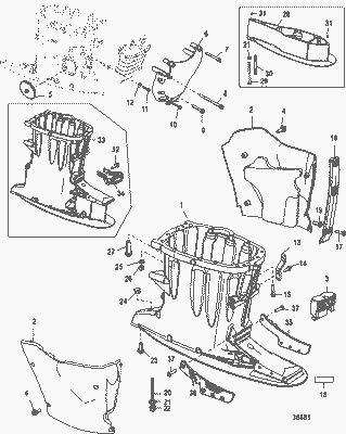Order MERCURY 885363T02 Cover Assembly, X-Long - Driveshaft Housing-Port And Starboard Order MERCURY 885363T02 Cover Assembly, X-Long - Driveshaft Housing-Port And Starboard