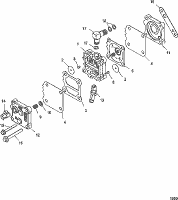 Order MERCURY 888493 Elbow