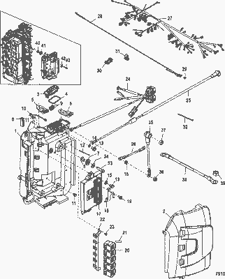 Order MERCURY 88924617T Pcm, Propulsion Control Module