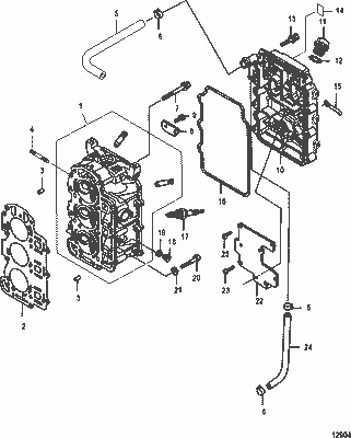 Order MERCURY 889246T30 Short Block