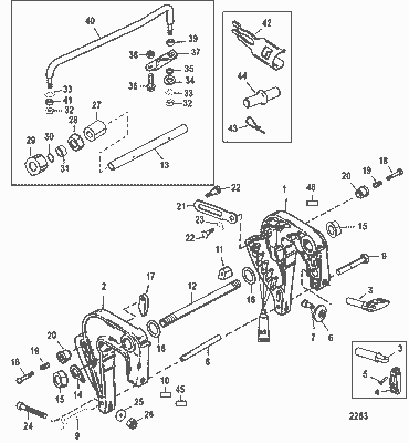 Order MERCURY 8894A 8 Clamp Bracket Assembly Order MERCURY 8894A 8 Clamp Bracket Assembly