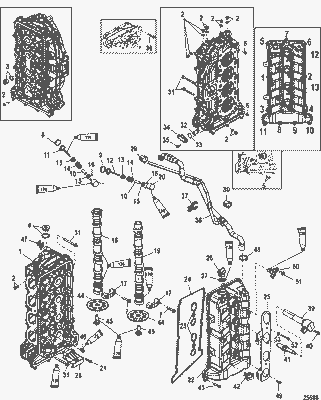 Order MERCURY 892862T03 Camshaft Assembly, Exhaust