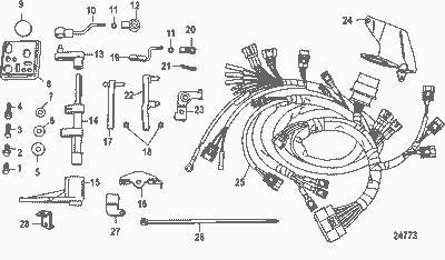 Order MERCURY 898101T52 Harness Assembly, Ecu