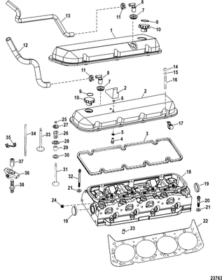 Order MERCURY _ 8M0001451 _ Hose, Molded, To Port Breather Elbow