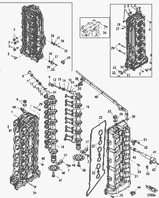 Order MERCURY 8M0103092 Spring Valve Kit, Intake And Exhaust