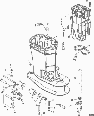Order MERCURY 8M0050840 Mount (Lower)