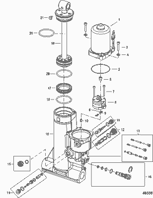 Order MERCURY 8M0060145 Shock Rod Assembly