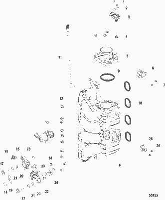 Order MERCURY 8M0060503 Bracket - Map Sensor