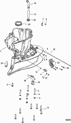 Order MERCURY 8M0063489 Driveshaft Housing, Long Order MERCURY 8M0063489 Driveshaft Housing, Long