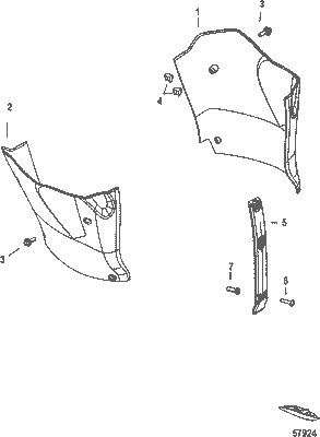 Order MERCURY 8M0100556 Chaps Assembly, Long, Port And Starboard, Black