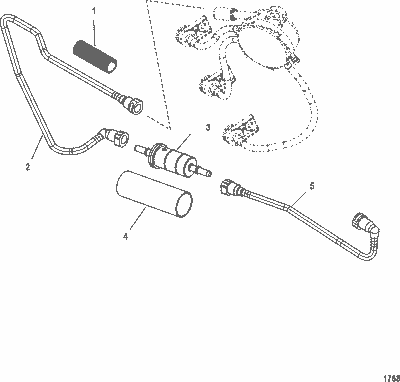 Order MERCURY 8M0111510 Line, Fuel