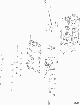 Order MERCURY 8M0122427 Long Block Assembly, (115 Hp) Order MERCURY 8M0122427 Long Block Assembly, (115 Hp)