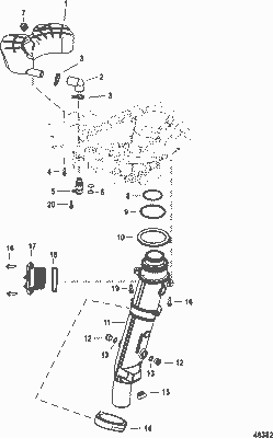 Order MERCURY 8M0128074 Exhaust Pipe Assy Order MERCURY 8M0128074 Exhaust Pipe Assy
